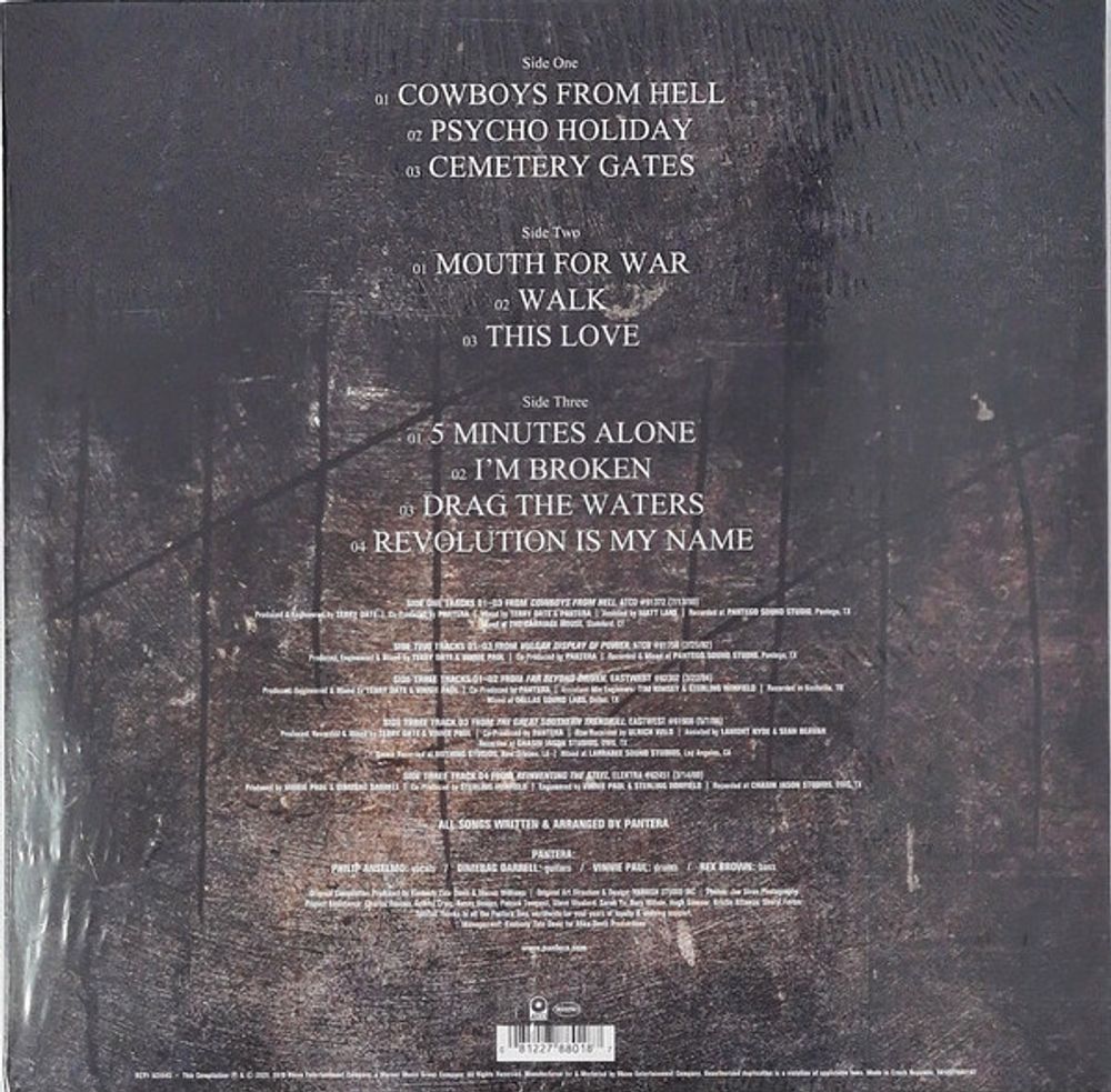 Pantera. 1990-2000. Decade Of Domination. Limited Black Ice Transparent (2 LP)