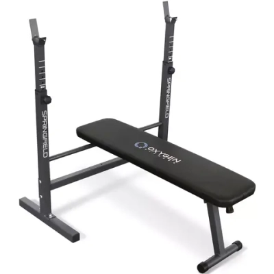 СКАМЬЯ ДЛЯ ЖИМА СО СТОЙКАМИ ДОМАШНЯЯ OXYGEN FITNESS SPRINGFIELD