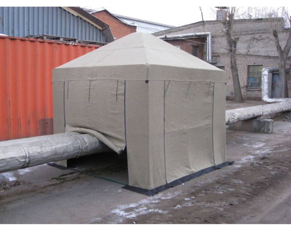 Палатка сварщика Митек 3x3 м (брезент)