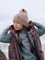 Жилет со съемным капюшоном "Шоколад"