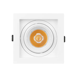 Светильник MS-VORTEX-BUILT-S117x117-20W Warm3000 (WH-WH, 20 deg, 230V) (Arlight, IP20 Металл, 5 лет) 057916