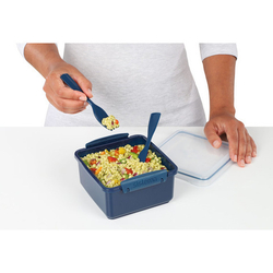 Контейнер с приборами 1.2л Sistema Renew синий