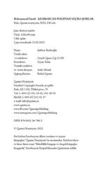 Seçmə şeirlər (Məhəmməd Füzuli)