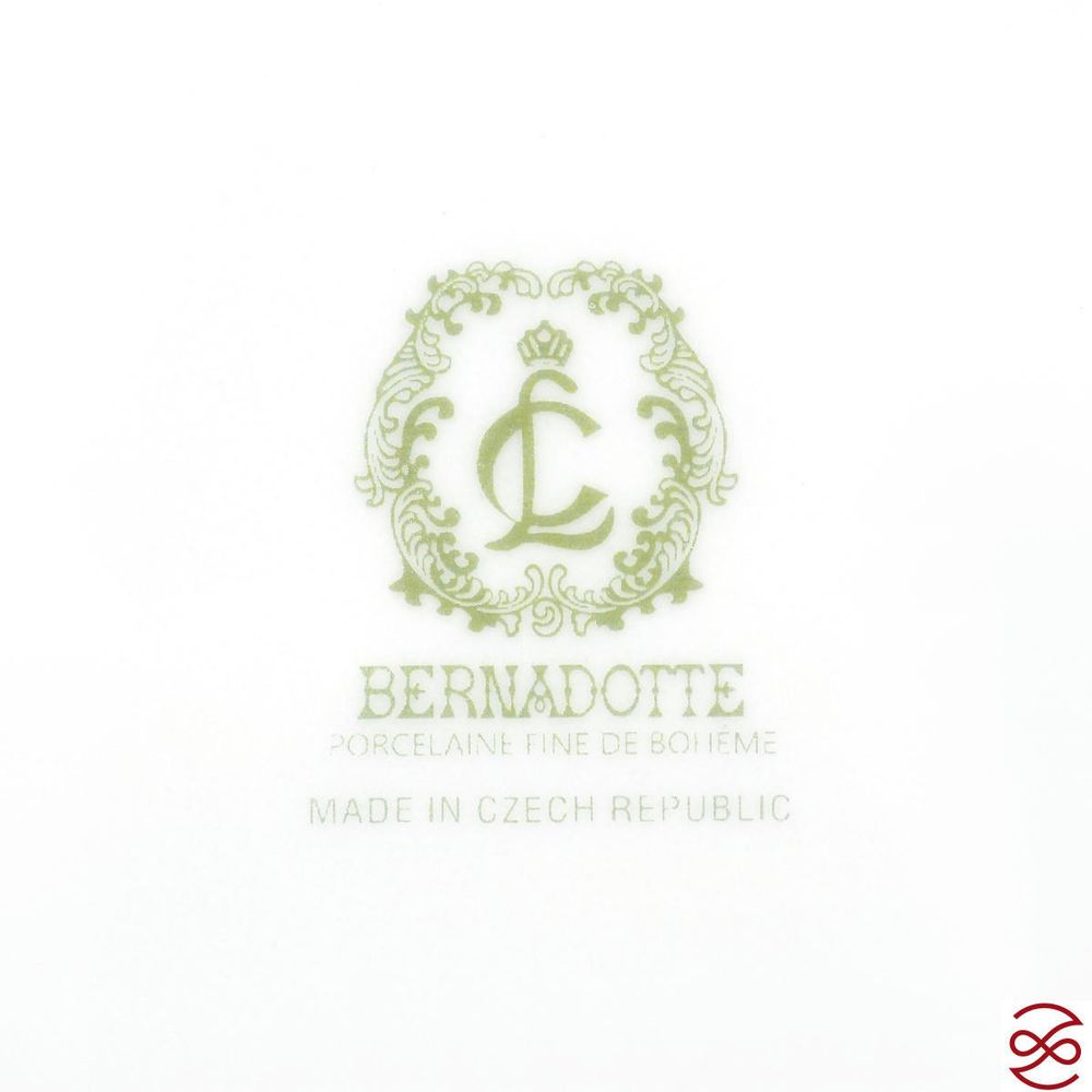 Набор салатников Bernadotte Синие розы 19 см(6 шт)