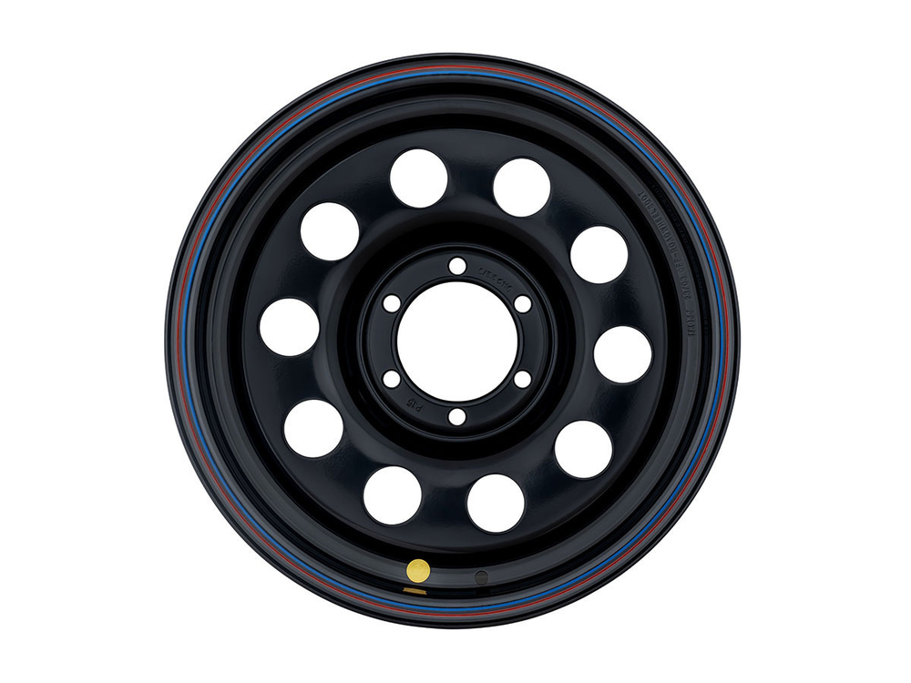 Диск усиленный стальной черный 6x139,7 8xR17 d110 ET+10 1780-63910BL+15
