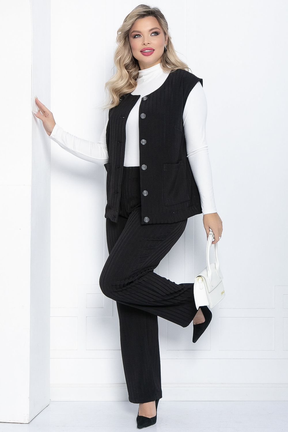 Костюм Комфортный стиль (черный) К11935 LT Collection