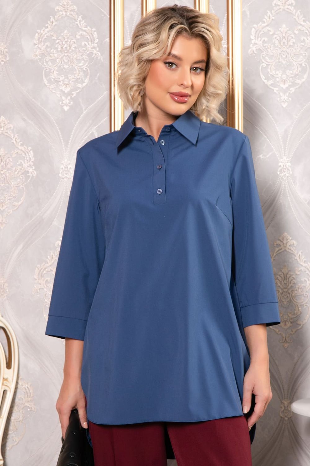 Блуза Искра (голубая) Б14737-3М LT Collection