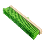 Щетка деревянная для пола, 400 мм, пятирядная, тулейка с резьбой под углом, без черенка Сибртех 84626