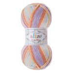 Пряжа Alize (Ализе) Baby Best Batik / уп.5 мот. по 100 г, 240м, 7931 секционный