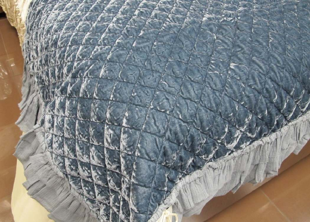 Покрывало-плед 145х200 Opificio Dei Sogni Champagne blu синий