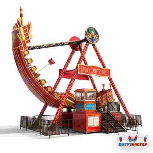 Пиратский корабль «Красная жемчужина», 24 места, 12×6×7,2 м