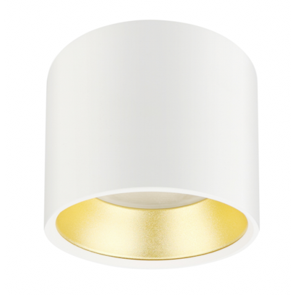 OL8 GX53 WH/GD Подсветка ЭРА Накладной под лампу Gx53, алюминий, цвет белый+золото