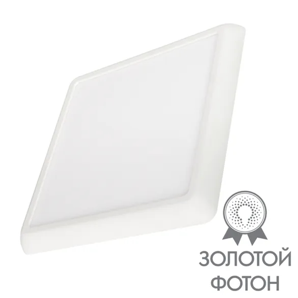 Светильник CL-FIOKK-S300x300-25W Day4000-MIX (WH, 120 deg, 230V) (Arlight, IP44 Пластик, 3 года) 034472