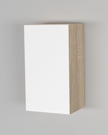 дуб сонома / белый