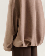 Бомбер-пальто из альпаки