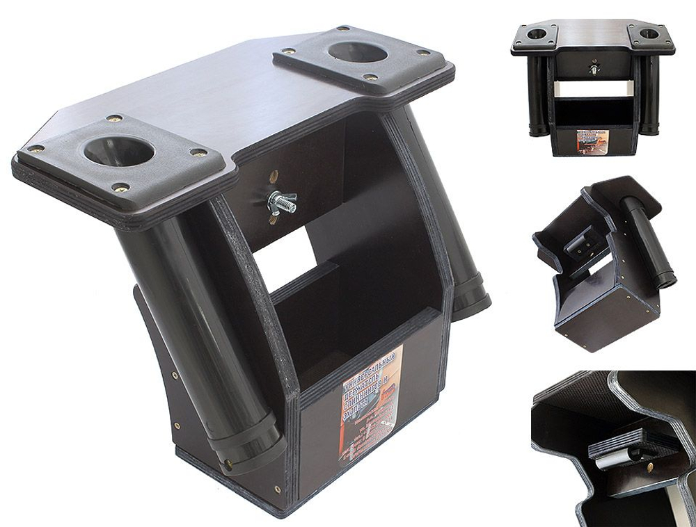 Держатель спиннинга на лик-трос, двойной (10265308)