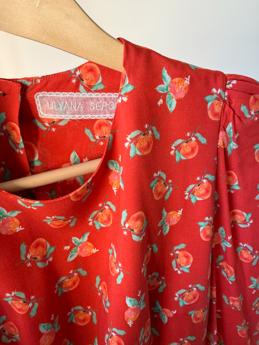 Платье из вискозы Ulyana Sergeenko, S