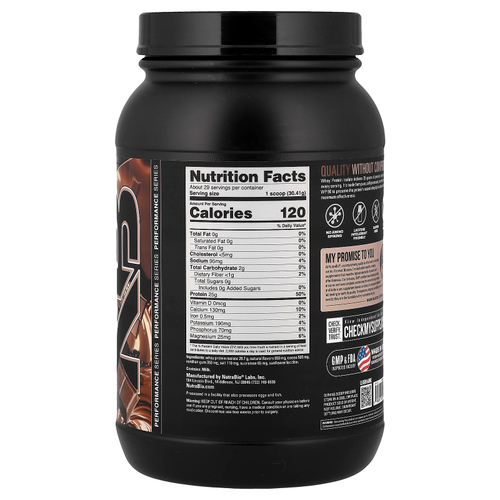 NutraBio, изолят сывороточного протеина, со вкусом изысканного шоколада, 907 г (2 фунта)
