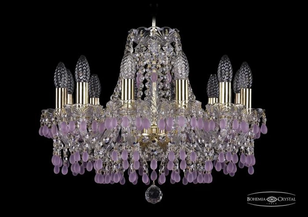 Подвесная люстра Bohemia Ivele 1410/12/160/G/V7010