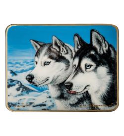 Народные промыслы ШК-55/130 Шкатулка «Лайки» Лидяева Л.