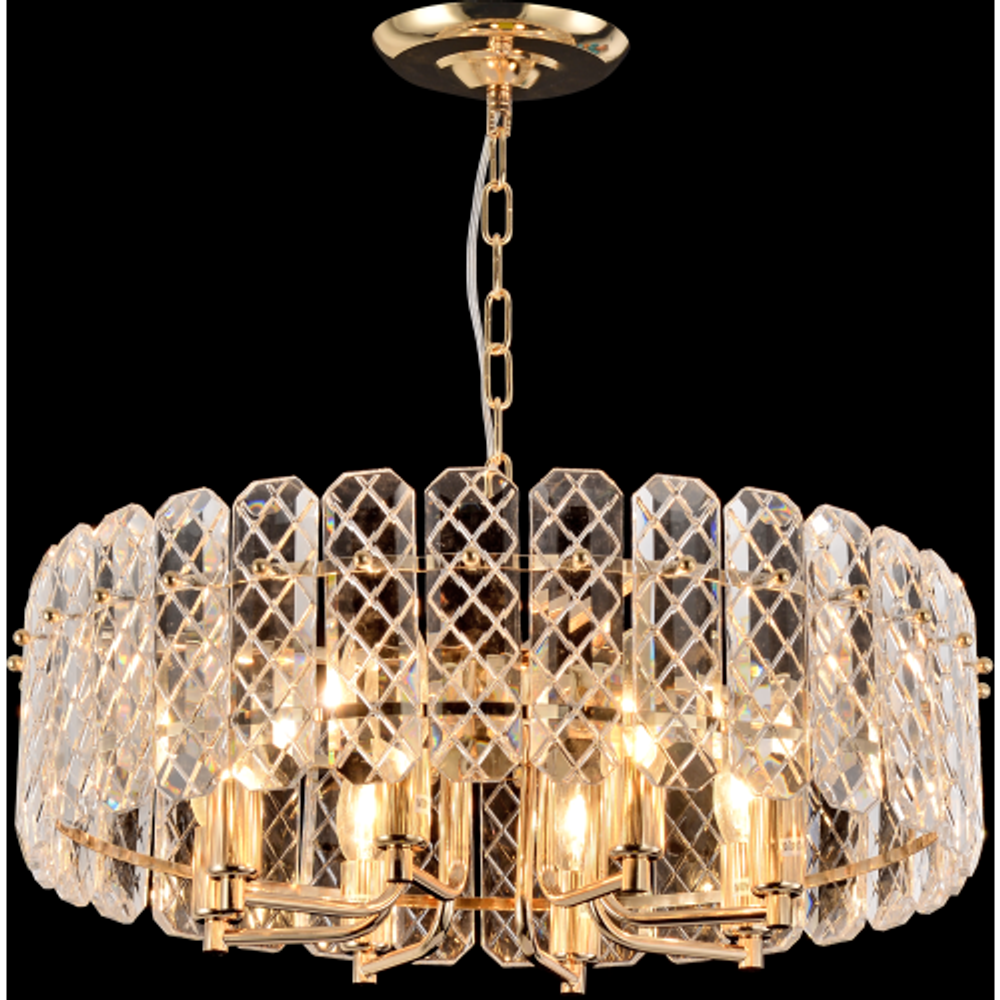 Люстра Rivoli   1049-308 8 х Е14 40 Вт хрусталь