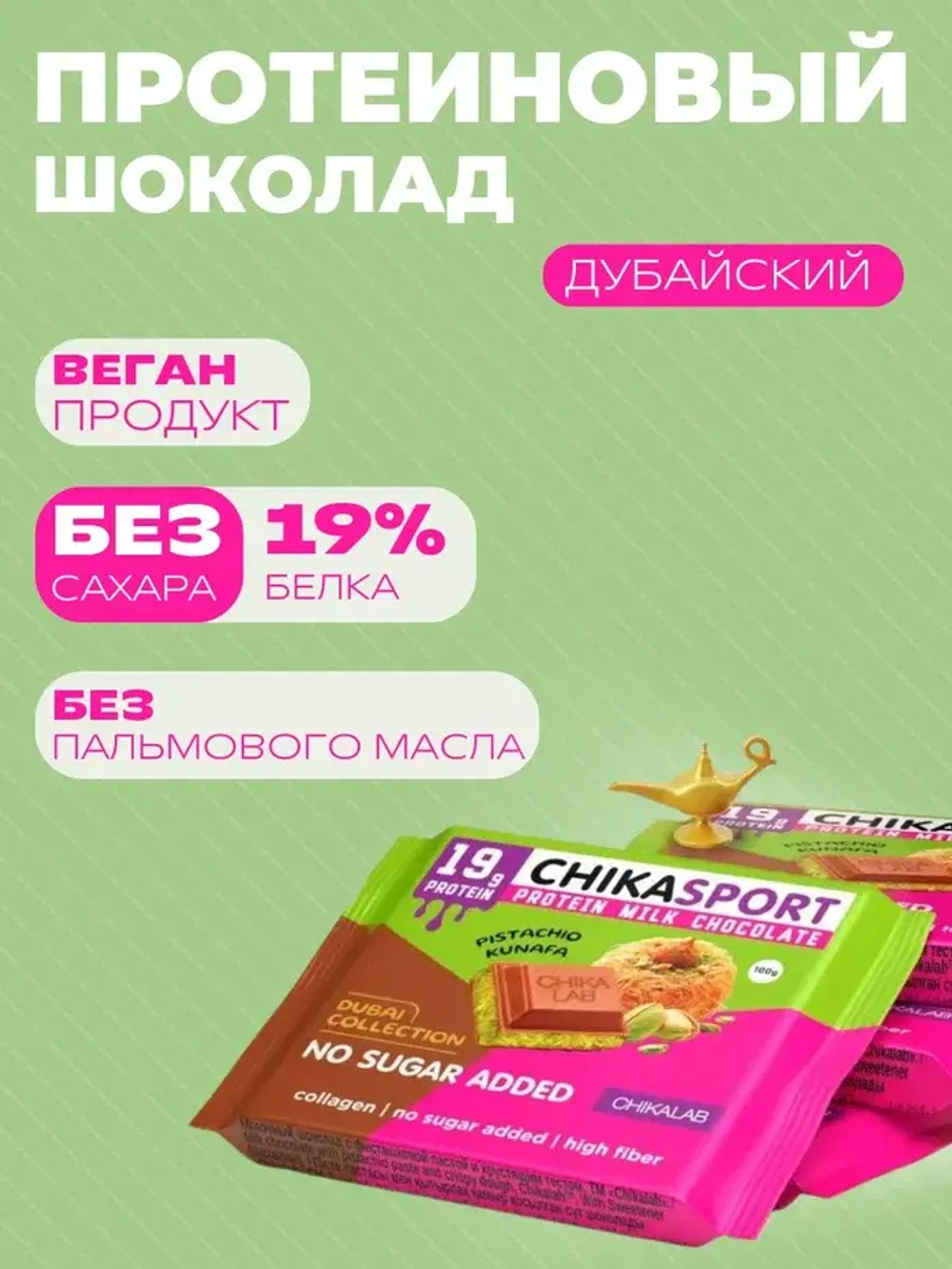 Шоколад молочный CHIKA SPORT