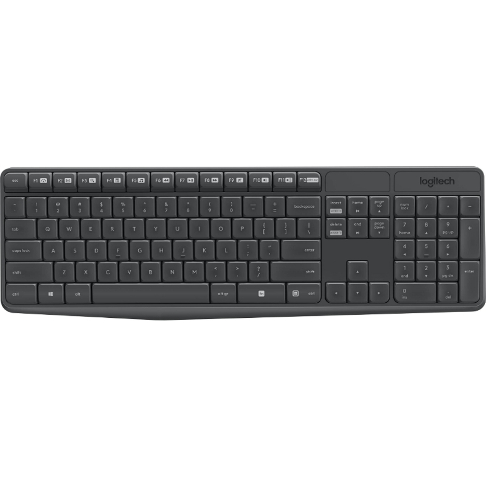Комплект Logitech MK235 Wireless Desktop (клавиатура+мышь) USB, Black, 920-007948