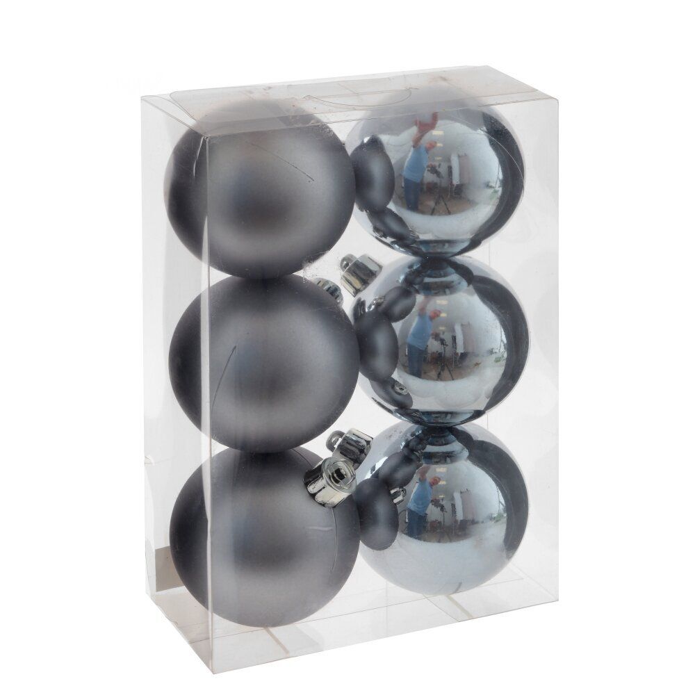 GAEM Набор из 6шт Украшение новогоднее "Шар", D 6 см, L6 W6 H7 см