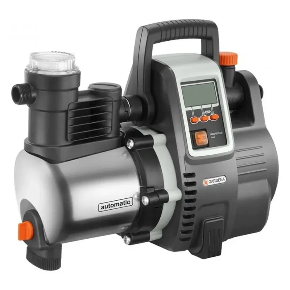 Автоматический напорный насос Gardena 6000/6E LCD inox, 01760-20.000.00