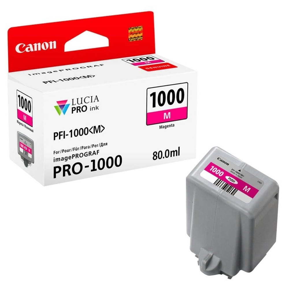 Картридж Canon PFI-1000M 0548c001 (magenta) 80 мл