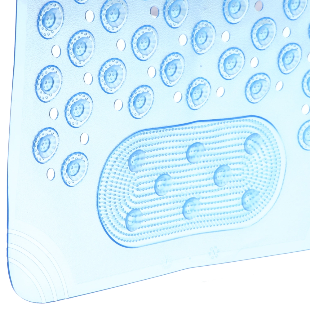 Коврик в ванну Селфи 70х35 ПВХ Бэтти синий