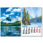 Календарь на ригеле 2024"Красота природы» 29*42 см