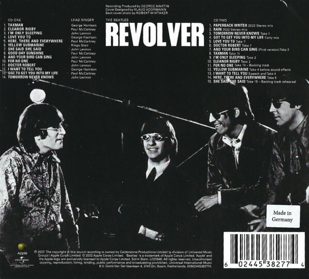 CD The Beatles - Revolver 2CD (Германия 2022г.)