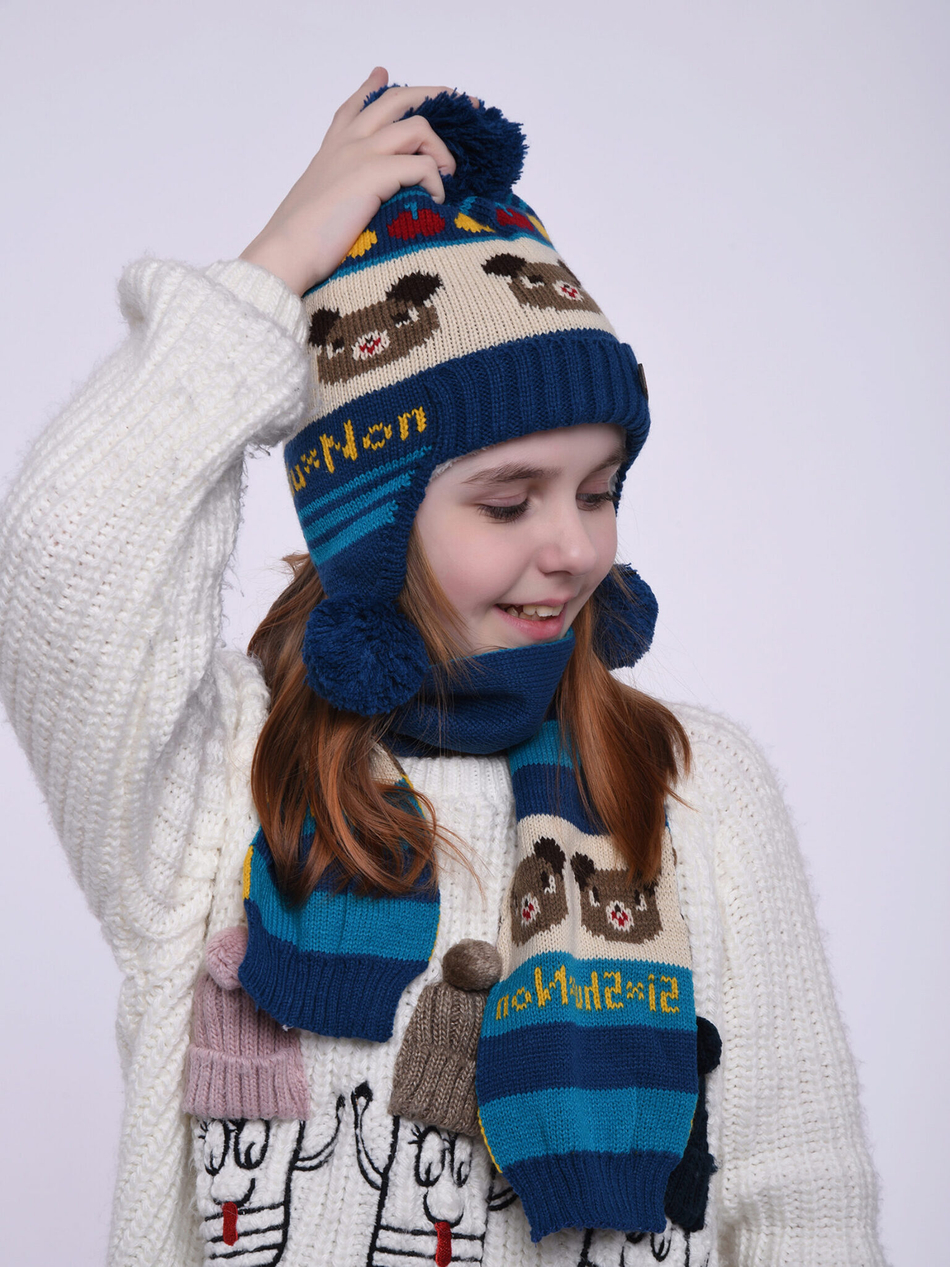 Комплект детский (Шапка+Шарф)