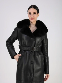 Дубленка зимняя натуральная длинная