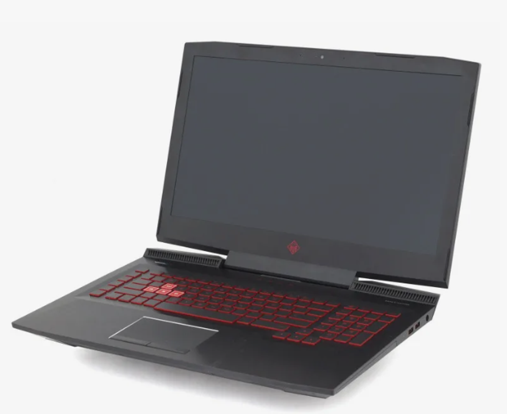 17.3` Уценный Ноутбук HP Omen 17-an014TH (1920x1080, Intel Core i7-7700HQ, RAM 8ГБ, SSD 256ГБ, Nvidia GeForce GTX 1070, Windows 10 Pro)