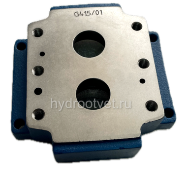 G415/01 - Стальная плита для монтажа клапанов типоразмера Ду32, стандарт ISO 5781