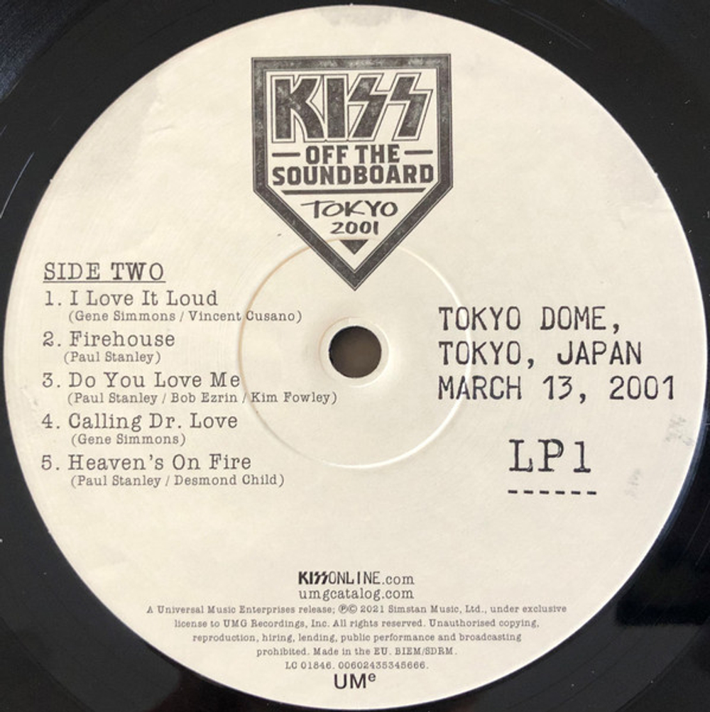 Kiss / Kiss Off The Soundboard - Tokyo 2001 (3LP)