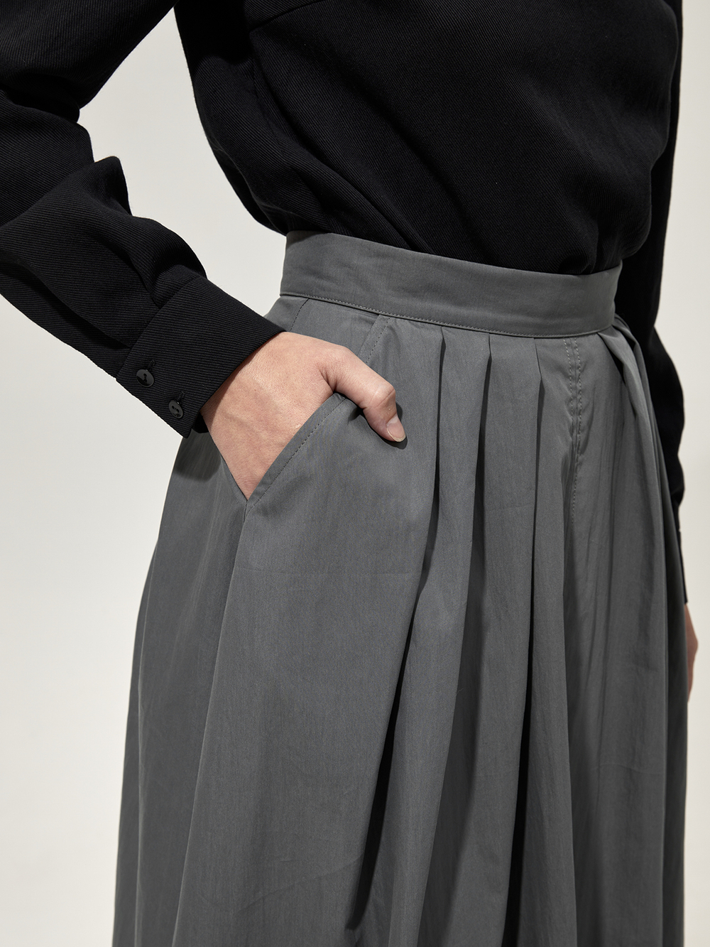 Юбка "Барская". Серая