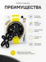 Mr&Mrs Fragrance Дизайнерский ароматизатор для автомобиля карбон НИКИ тосканский виноград