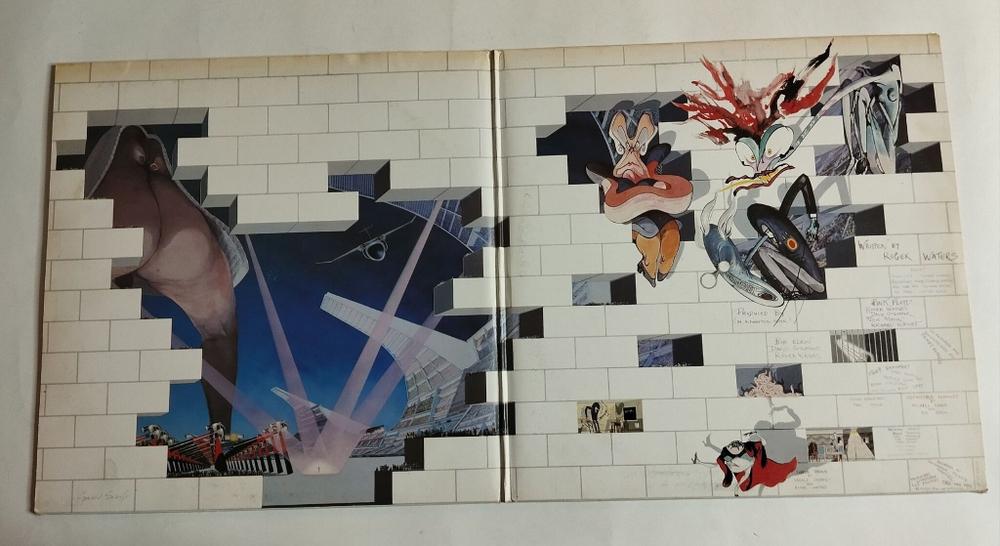 Винтажная виниловая пластинка Pink Floyd The Wall (Italy 1979)