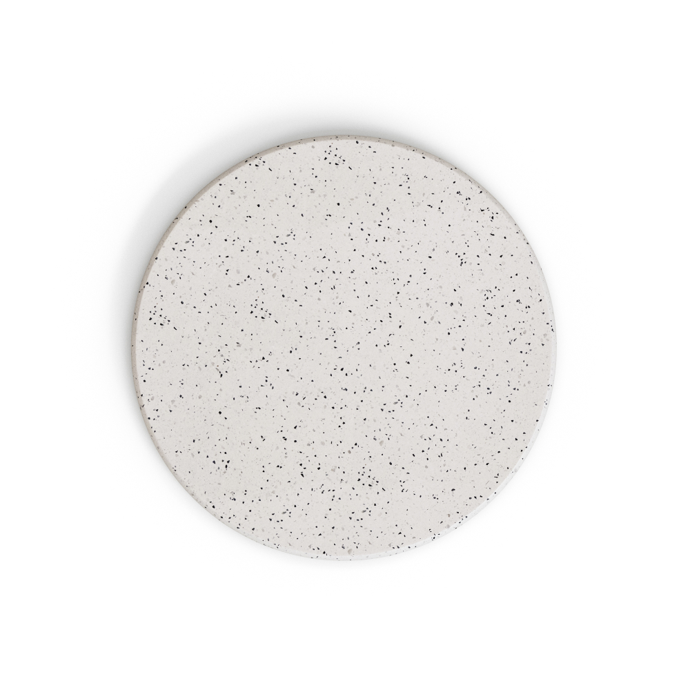 Стол Saura со столешницей из белой терраццо