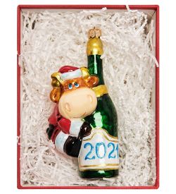 БФ-920 Фигурка подвесная «Бык - Выпьем за любовь»