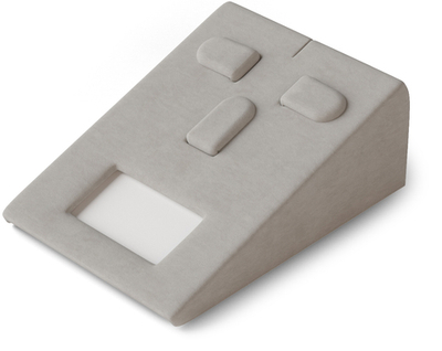 Вкладыш 05/стойка/для гарнитура/3 язычка/окошко для бирки/прорезь для нитки