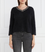 Хлопковый свитер Liu Jo - черный(CF3225 MA97L)