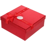 Коробка подарочная «Текстура» 24*24*10 см, красный