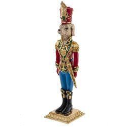 GAEM Фигурка декоративная "Солдатик-собака", L9 W9 H32 см