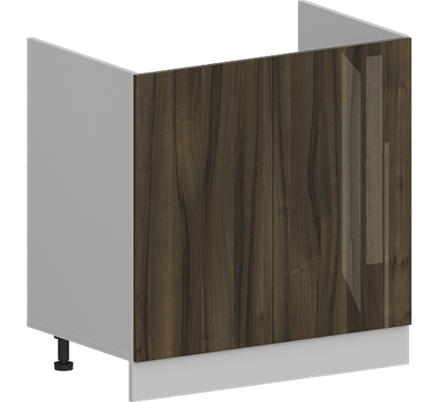 Кухня Модуль ШНМ 800 Графит / Орех Миланский