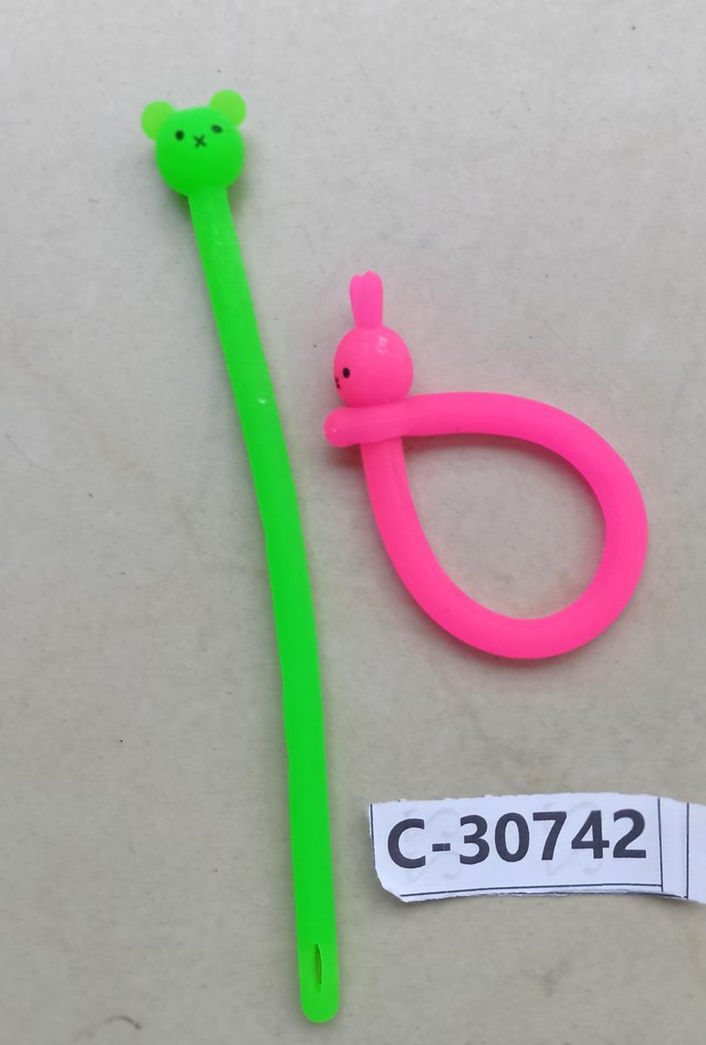 Тянучка животные 18 см микс 2 вида животных, с-30742