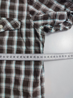 Рубашка H&M из хлопка 46 размер